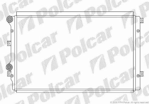 Polcar 133108-2 - Radiators, Motora dzesēšanas sistēma ps1.lv