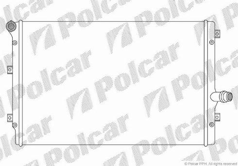 Polcar 133108A4 - Radiators, Motora dzesēšanas sistēma ps1.lv