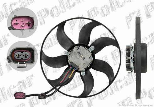 Polcar 133123U4 - Ventilators, Motora dzesēšanas sistēma ps1.lv