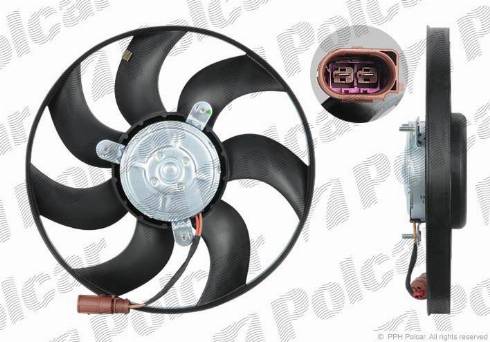 Polcar 133123U5-1Q - Ventilators, Motora dzesēšanas sistēma ps1.lv