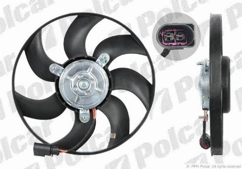 Polcar 133123U5-Q - Ventilators, Motora dzesēšanas sistēma ps1.lv