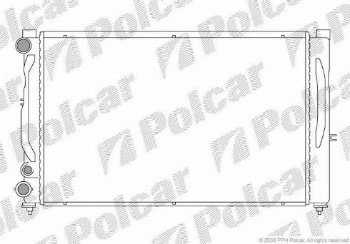 Polcar 132408-1 - Radiators, Motora dzesēšanas sistēma ps1.lv