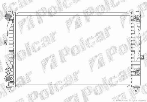 Polcar 132408-8 - Radiators, Motora dzesēšanas sistēma ps1.lv