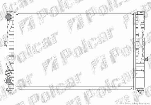 Polcar 132408-2 - Radiators, Motora dzesēšanas sistēma ps1.lv