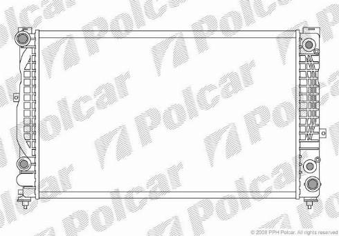 Polcar 132408A6 - Radiators, Motora dzesēšanas sistēma ps1.lv