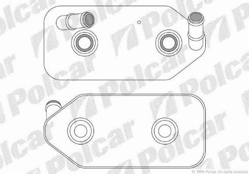 Polcar 1323L8-4 - Eļļas radiators, Motoreļļa ps1.lv