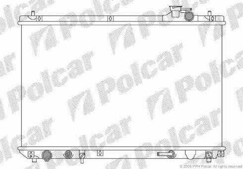 Polcar 806008-1 - Radiators, Motora dzesēšanas sistēma ps1.lv