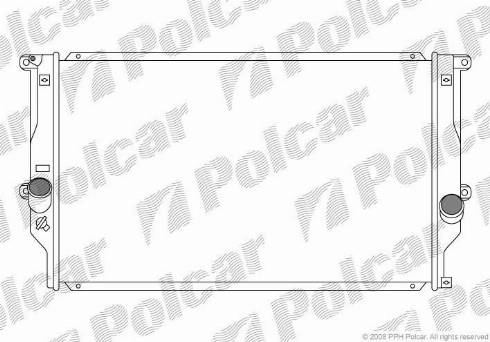 Polcar 8148085K - Radiators, Motora dzesēšanas sistēma ps1.lv