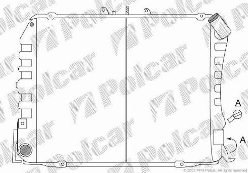 Polcar 816508-2 - Radiators, Motora dzesēšanas sistēma ps1.lv