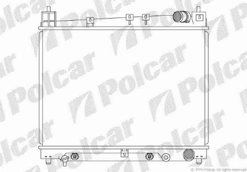 Polcar 810308-4 - Radiators, Motora dzesēšanas sistēma ps1.lv