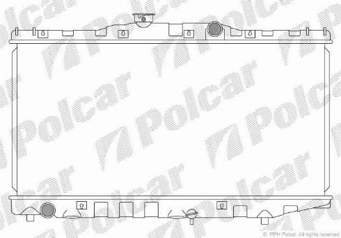 Polcar 810708-1 - Radiators, Motora dzesēšanas sistēma ps1.lv