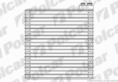 Polcar 8114P8-1 - Iztvaikotājs, Gaisa kondicionēšanas sistēma ps1.lv