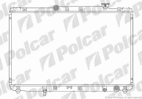 Polcar 813308-5 - Radiators, Motora dzesēšanas sistēma ps1.lv