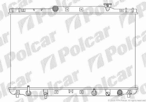 Polcar 813308-7 - Radiators, Motora dzesēšanas sistēma ps1.lv