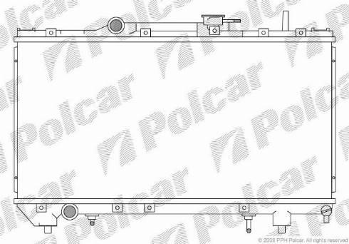 Polcar 812208-0 - Radiators, Motora dzesēšanas sistēma ps1.lv