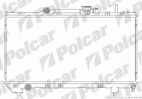 Polcar 812208-1 - Radiators, Motora dzesēšanas sistēma ps1.lv