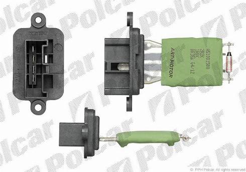 Polcar 3002KST3X - Rezistors, Salona ventilators ps1.lv