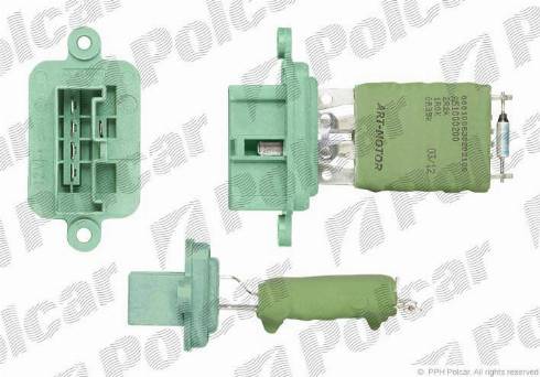 Polcar 3002KST2X - Rezistors, Salona ventilators ps1.lv