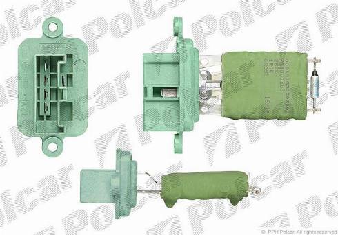 Polcar 3002KST-2 - Rezistors, Salona ventilators ps1.lv