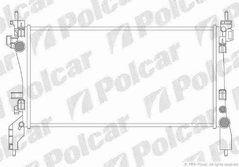 Polcar 308508-1 - Radiators, Motora dzesēšanas sistēma ps1.lv