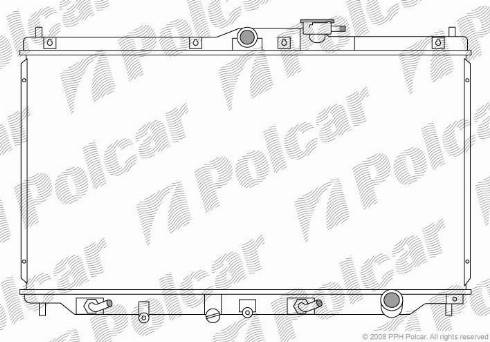 Polcar 381708-2 - Radiators, Motora dzesēšanas sistēma ps1.lv