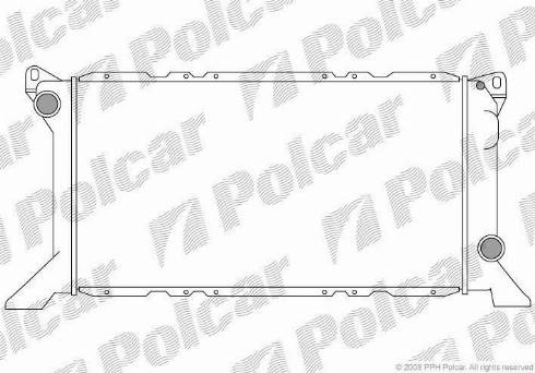 Polcar 324608-1 - Radiators, Motora dzesēšanas sistēma ps1.lv