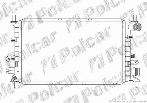 Polcar 3206082X - Radiators, Motora dzesēšanas sistēma ps1.lv