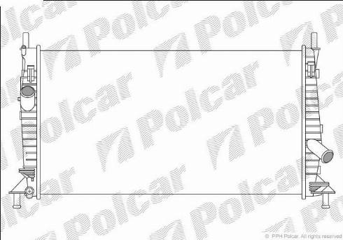 Polcar 3202081K - Radiators, Motora dzesēšanas sistēma ps1.lv