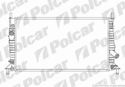 Polcar 320208-1 - Radiators, Motora dzesēšanas sistēma ps1.lv