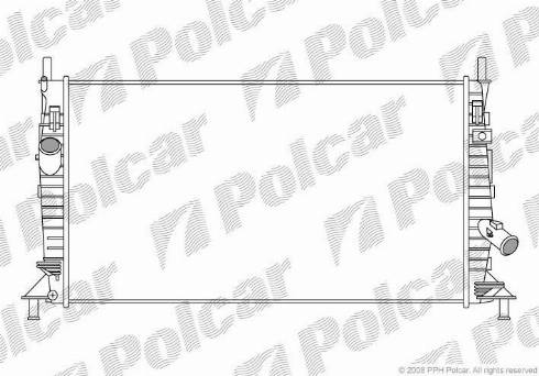 Polcar 320208-2 - Radiators, Motora dzesēšanas sistēma ps1.lv