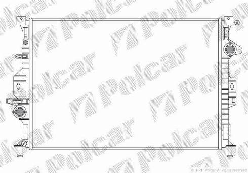 Polcar 321908-4 - Radiators, Motora dzesēšanas sistēma ps1.lv