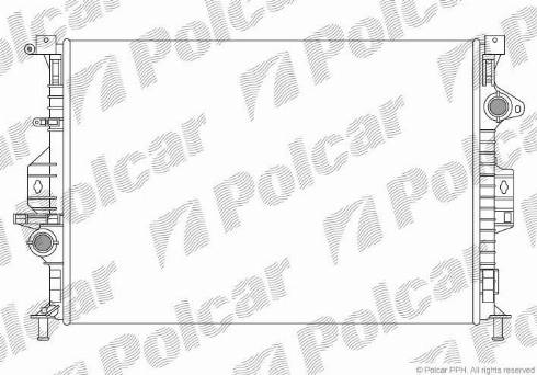 Polcar 3219083X - Radiators, Motora dzesēšanas sistēma ps1.lv