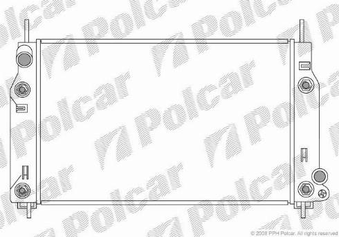 Polcar 321608-5 - Radiators, Motora dzesēšanas sistēma ps1.lv