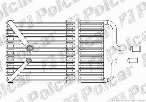 Polcar 3216P8-1 - Iztvaikotājs, Gaisa kondicionēšanas sistēma ps1.lv