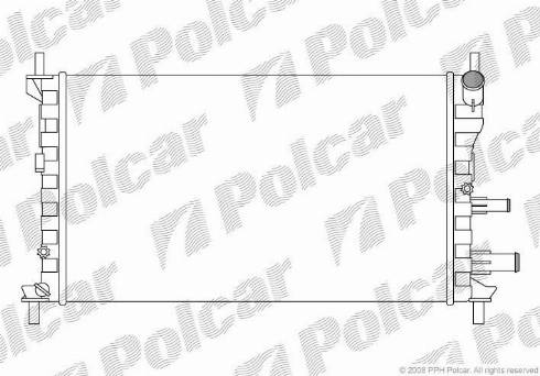 Polcar 3210084X - Radiators, Motora dzesēšanas sistēma ps1.lv