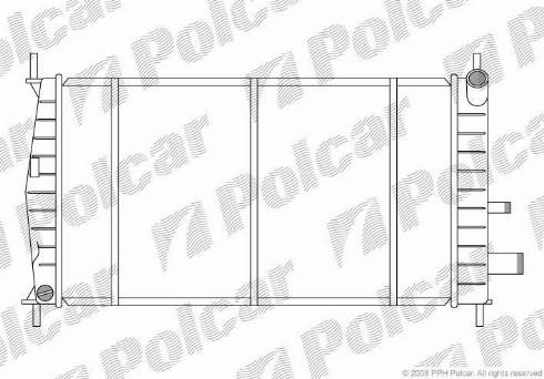 Polcar 321008-4 - Radiators, Motora dzesēšanas sistēma ps1.lv