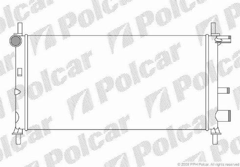 Polcar 321008A6 - Radiators, Motora dzesēšanas sistēma ps1.lv