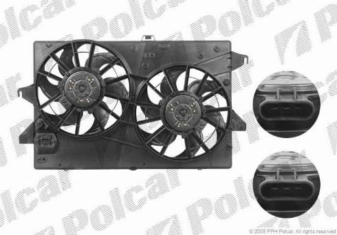 Polcar 321823W3 - Ventilators, Motora dzesēšanas sistēma ps1.lv