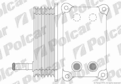 Polcar 3218L8-1 - Eļļas radiators, Motoreļļa ps1.lv