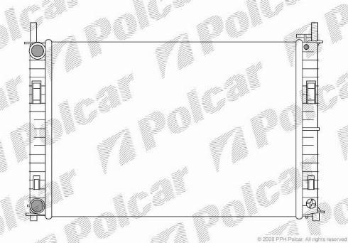 Polcar 3212083X - Radiators, Motora dzesēšanas sistēma ps1.lv