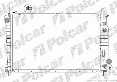 Polcar 321708-4 - Radiators, Motora dzesēšanas sistēma ps1.lv