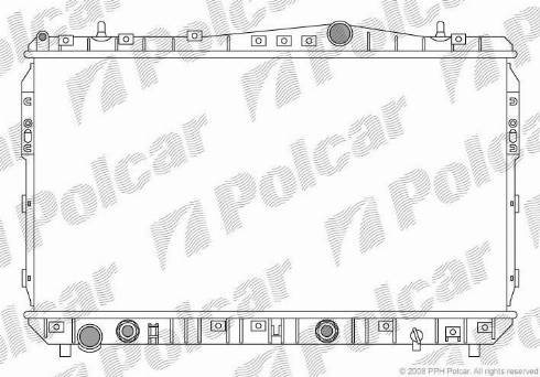 Polcar 296008-2 - Radiators, Motora dzesēšanas sistēma ps1.lv