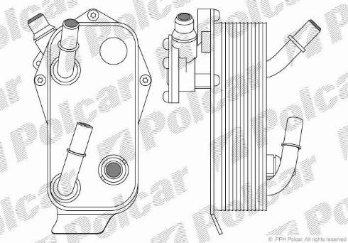 Polcar 2001L81X - Eļļas radiators, Automātiskā pārnesumkārba ps1.lv