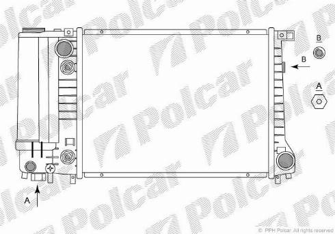 Polcar 200308-1 - Radiators, Motora dzesēšanas sistēma ps1.lv