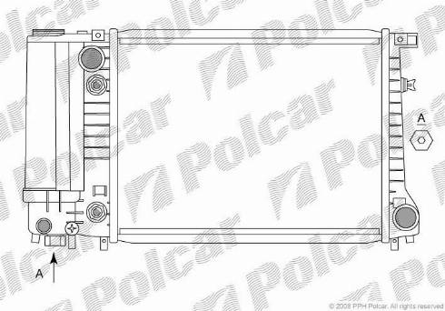 Polcar 200308A1 - Radiators, Motora dzesēšanas sistēma ps1.lv