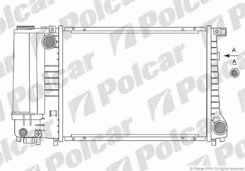 Polcar 200708A1 - Radiators, Motora dzesēšanas sistēma ps1.lv