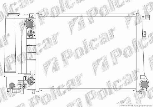 Polcar 2014082X - Radiators, Motora dzesēšanas sistēma ps1.lv