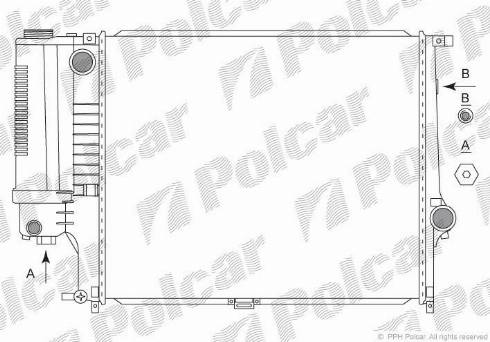 Polcar 2015082X - Radiators, Motora dzesēšanas sistēma ps1.lv