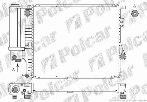 Polcar 2016082X - Radiators, Motora dzesēšanas sistēma ps1.lv