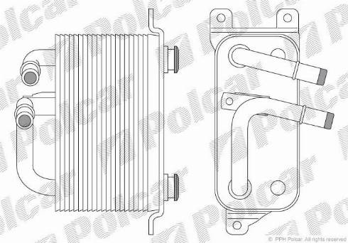 Polcar 2017L88X - Eļļas radiators, Motoreļļa ps1.lv